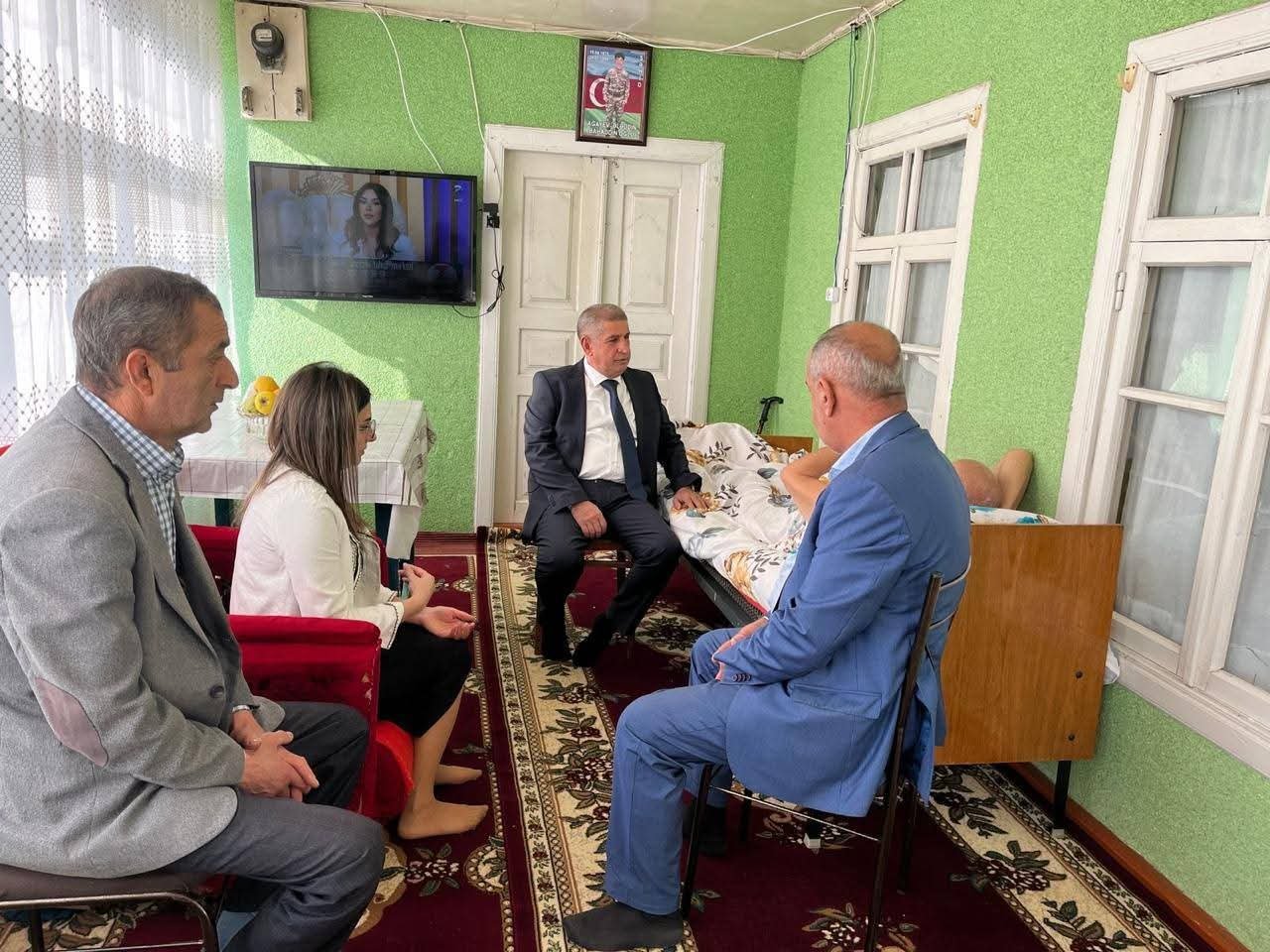 Zəfər Günündə Elm və Təhsil İşçiləri Həmkarlar İttifaqı Masallı Rayon Komitəsi şəhid ailəsinə ehtiram göstərdi