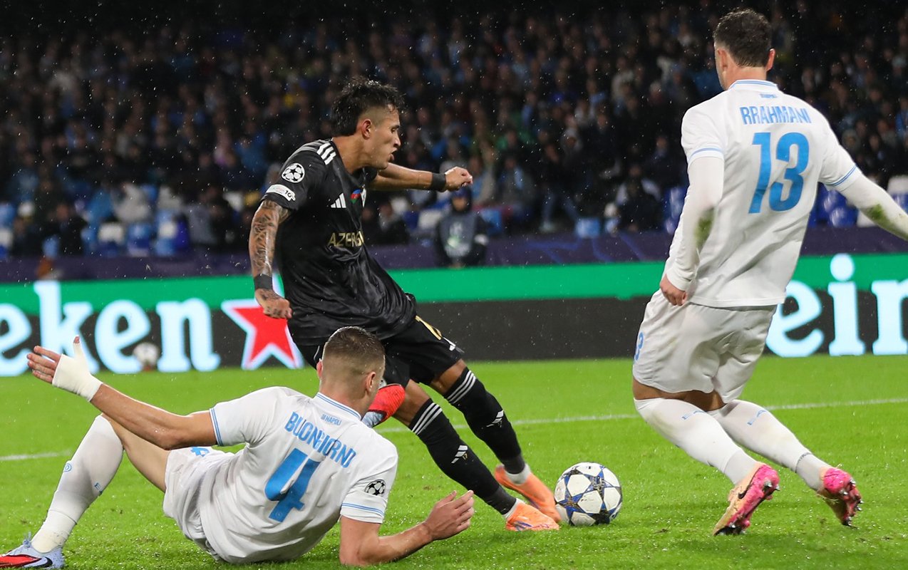 UEFA Çempionlar Liqası: "Qarabağ" "Napoli" səfərindən məğlub qayıdır