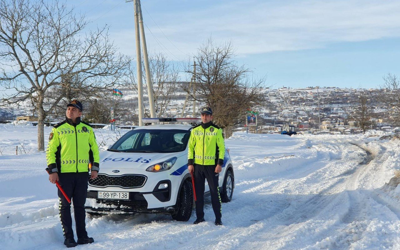 Lerikdə polis faziləsiz rejimdə fəaliyyətini davam etdirir - FOTOLAR