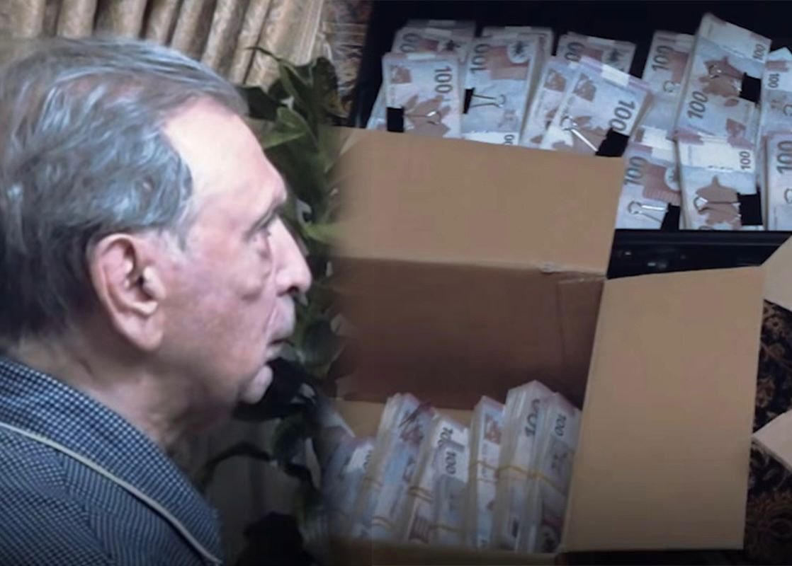 Ramiz Mehdiyevin evindən 17 milyon pul çıxdı - VİDEO