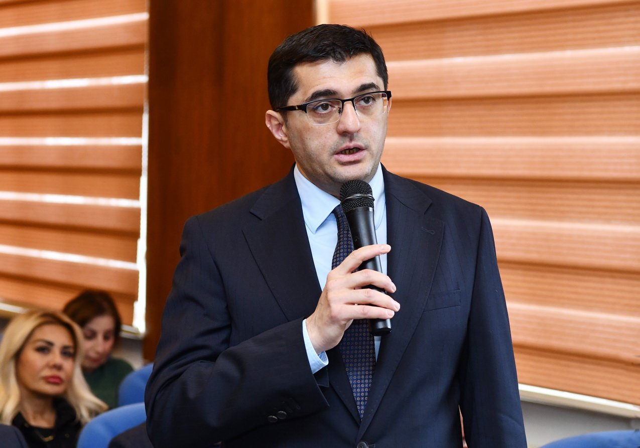 Azərbaycan Dövlət Neft və Sənaye Universiteti ərazi partiya təşkilatına sədr seçildi - FOTOLAR