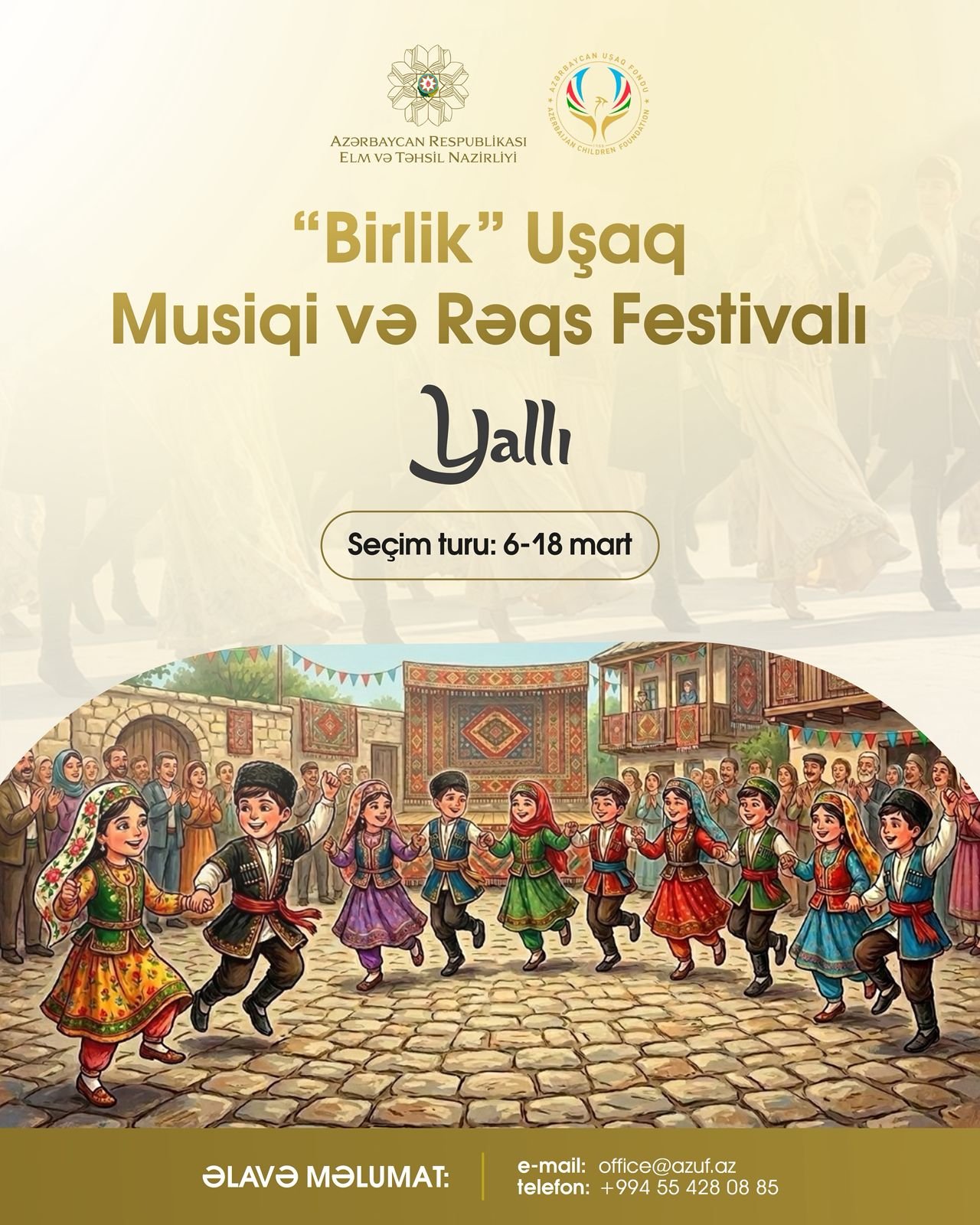 “Birlik” Uşaq Musiqi və Rəqs Festivalına start verilir!