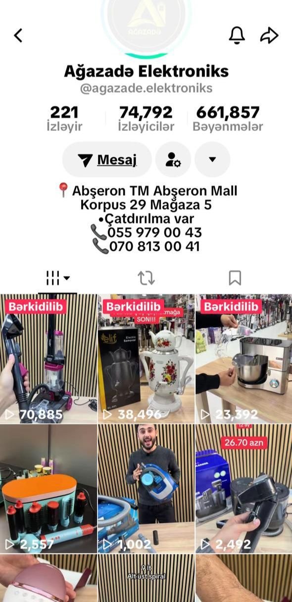 Abşeron Ticarət Mərkəzində qalmaqalı – vətəndaş keyfiyyətsiz məhsul və kobud davranışdan şikayət edir