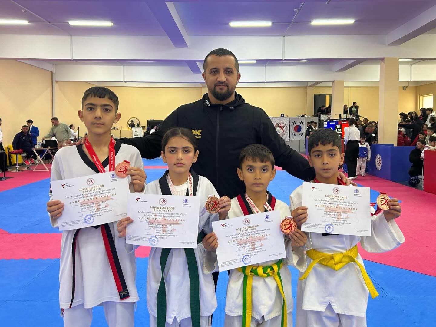 Masallı taekvondoçuları Gürcüstanda 4 medal qazandı