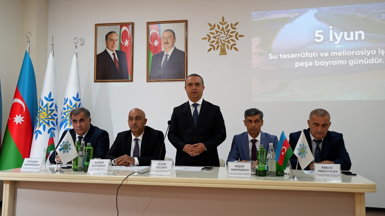 Salyanda “5 İyun – Su təsərrüfatı və meliorasiya işçiləri günü” münasibətilə tədbir keçirilib - FOTOLAR