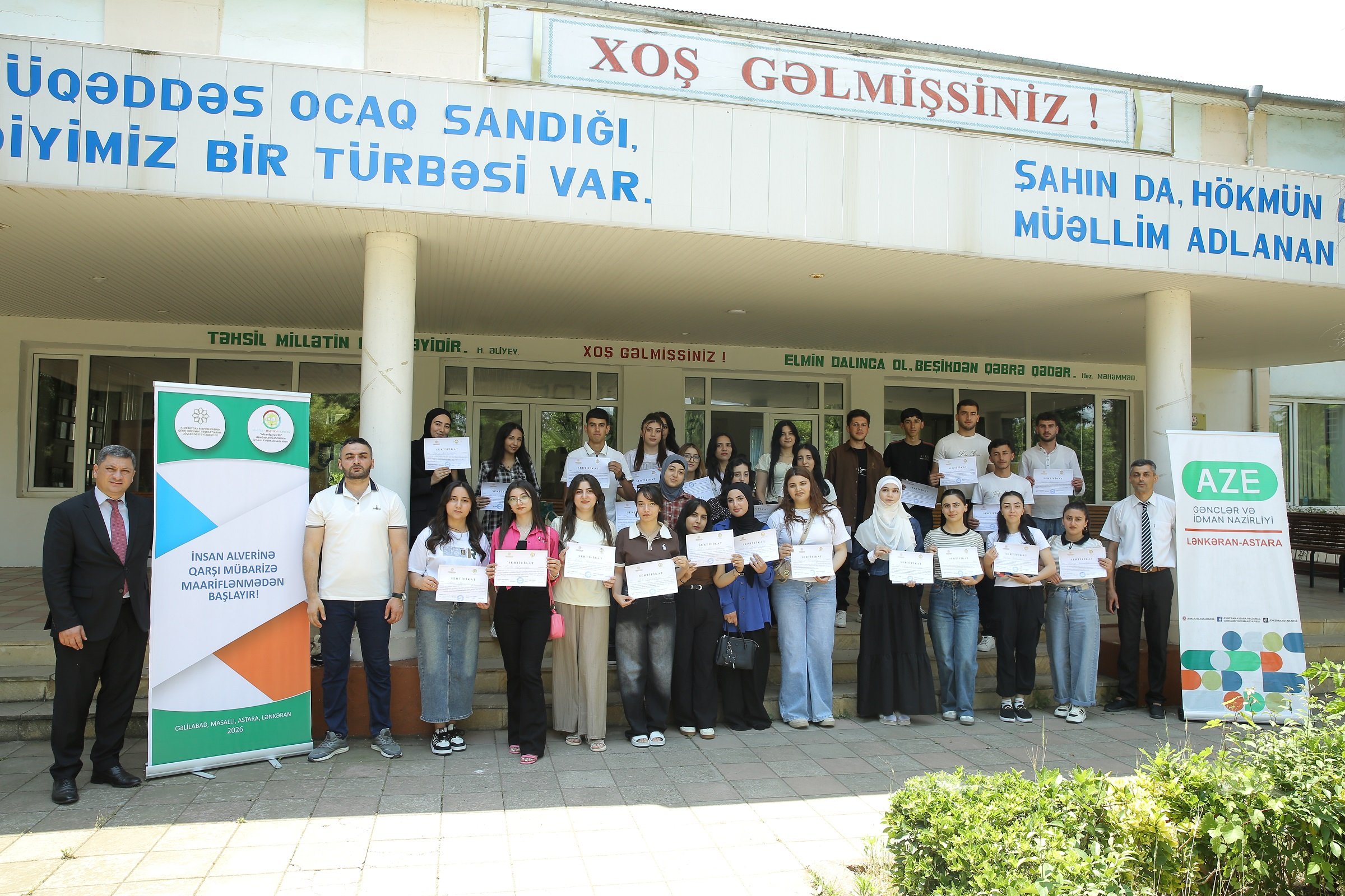 Cəlilabadda yerli gənclər üçün insan alverinə dair yeni bir layihənin icrasına başlanıldı