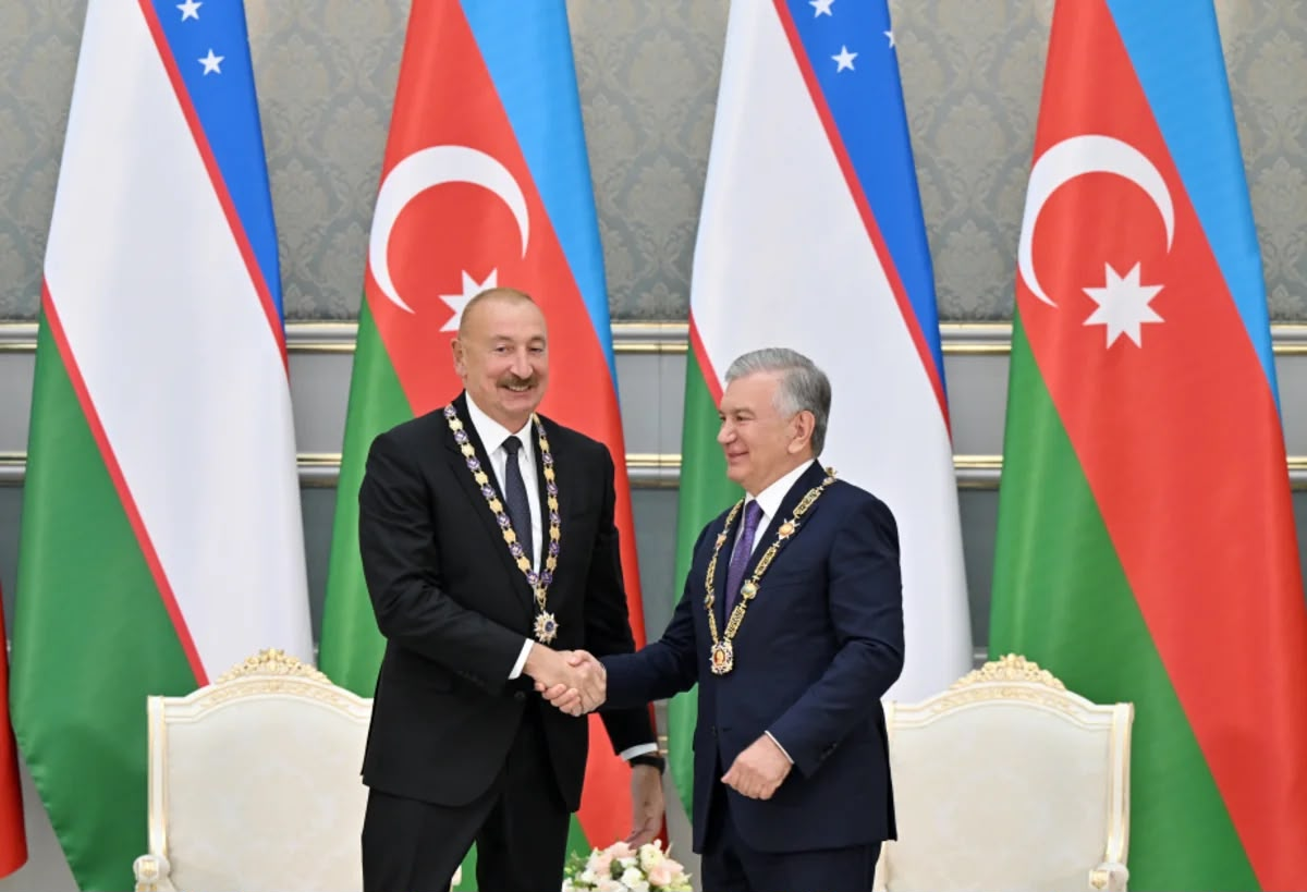 Prezidentlərin təltifolunma mərasimi keçirilib - FOTOLAR